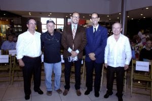 Fernando García, Thimo Pimentel, José Antonio Rodríguez, Carlos Santos y Ellis Pérez