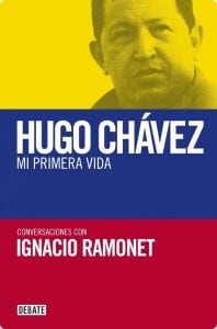 Portada del libro sobre la vida de Hugo Chávez.