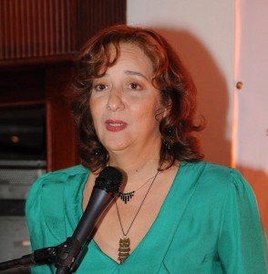 La actriz Karina Noble, directora del festival de teatro.