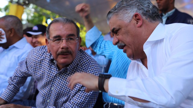 Danilo Medina y Miguel Vargas.