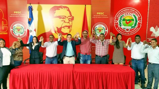 Dirigentes juveniles del PRSC y el PRM apoyan pacto firmado por sus respectivas dirigencias.
