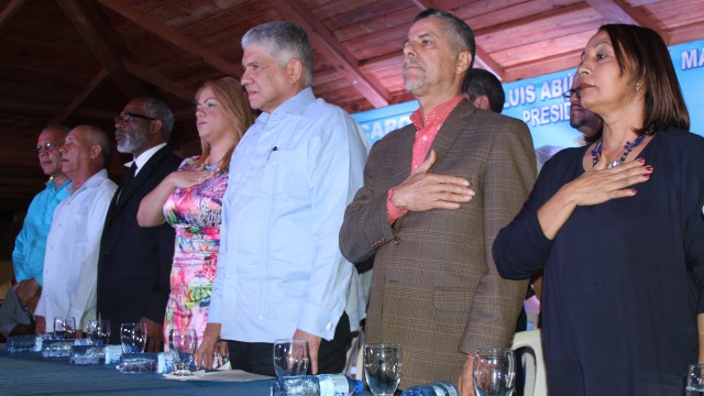 Eduardo Estrella encabezó el acto de proclomación de Manuel Jiménez.