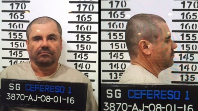 Ficha de El Chapo Guzmán tras ser ingresado a la cárcel.
