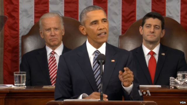 El presidente Barack Obama pronuncia su último discurso de rendición de cuenta.