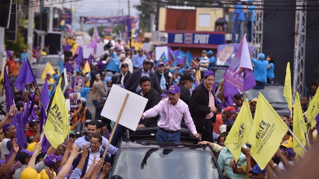 Marcha PLD en Mica.