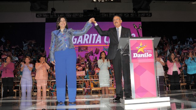Danilo Medina y Margarita Cedeño.