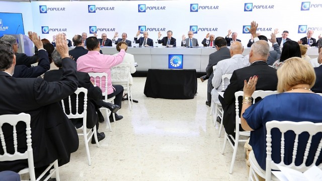 Los accionistas conocieron  y aprobaron el Informe escrito de Gestión del Consejo de Administración sobre las operaciones del Banco Popular Dominicano. 