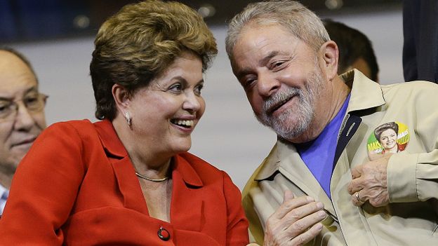 Dilma Rousseff y Lula da Silva.