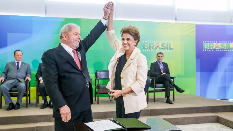 Liula y Dilma.