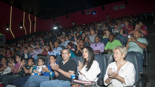 Público asistente a la conferencia auspiciadas por Banreservas.