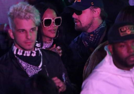 Rihanna y Di Caprio juntos en festival.