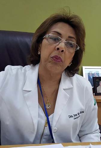 Rosa María Morel , directora del Hospital Infantil Cabral y Báez.