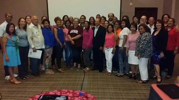 Periodistas participantes en la jornada celebrada en Bayahibe.