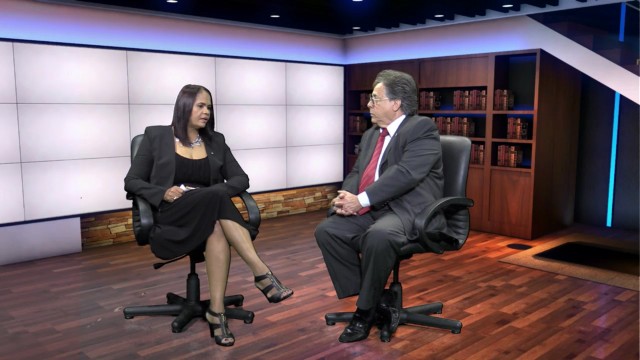 Jueza Catalina entrevistada por Rafael Franco.