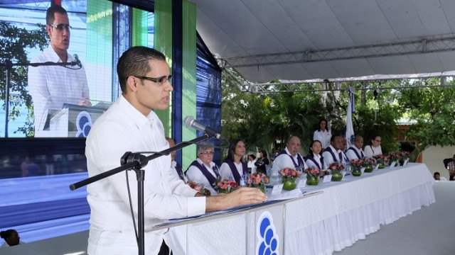 El viceministro de la Presidencia Juan Ariel Jimenez fue el orador invitado