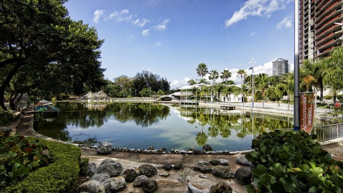 El Lago fue construido por el Estado y es parte del atractivo de ese parque.