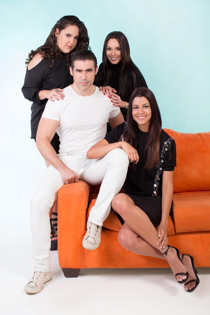 Resultado de imagen para Hony Estrella, Evelyna Rodríguez, José Guillermo Cortines y Laura Leclerc