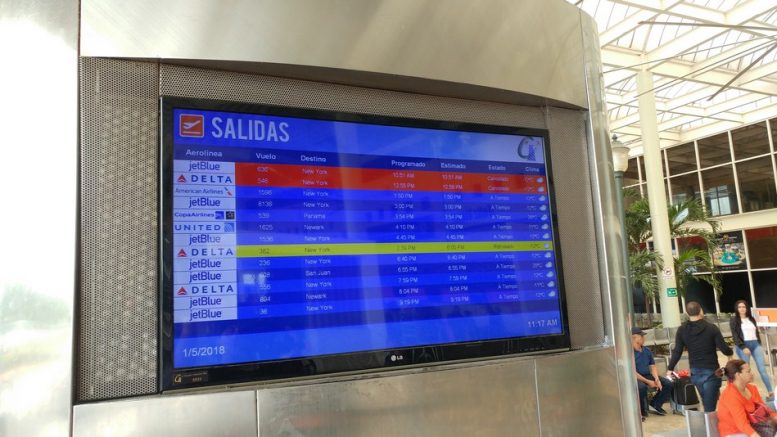 Aumenta a 33 cifra de vuelos cancelados por tormenta en EEUU