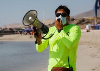 Alerta por tsunami en Antofagasta, en Chile
CAMILO ALFARO / AGENCIA UNO
15/1/2022