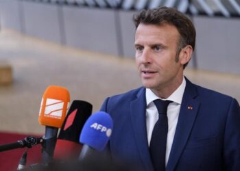 El presidente de Francia, Emmanuel Macron