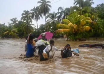 Escenas como esta podrian producirse de continuar las lluvias en Republica Dominicana