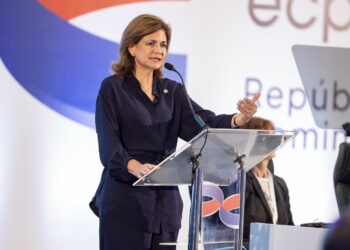 La vicepresidenta de la República, Raquel Peña.