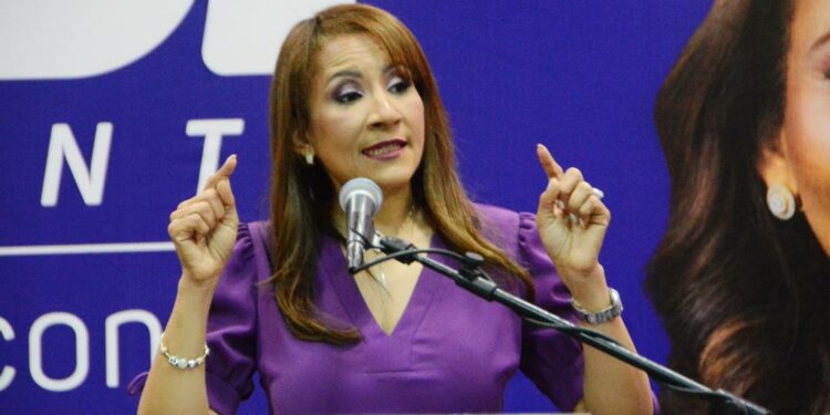 Zoraima Cuello, candidata a la vicepresidencia del PLD.