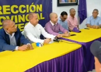 Los dirigentes del PLD hicieron estas declaraciones en una rueda de prensa realizada en la Dirección Provincial del Partido en La Vega