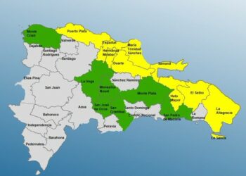 El COE ha elevado a alerta amarilla nueve provincias y mantiene siete en alerta verde