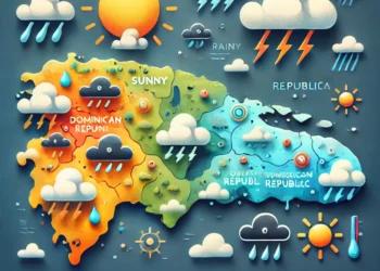 Condiciones climáticas variables en la República Dominicana desde este viernes hasta el domingo