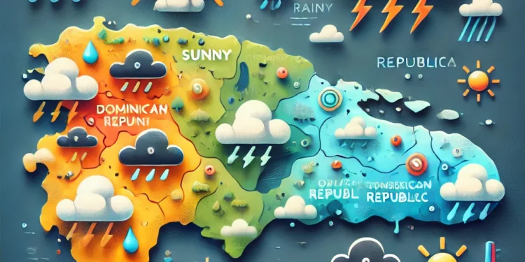 Condiciones climáticas variables en la República Dominicana desde este viernes hasta el domingo